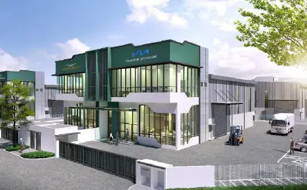 Artist's impression of a semi-detached factory in Ideal Business Hub @ Penang Technology Park in Bertam
