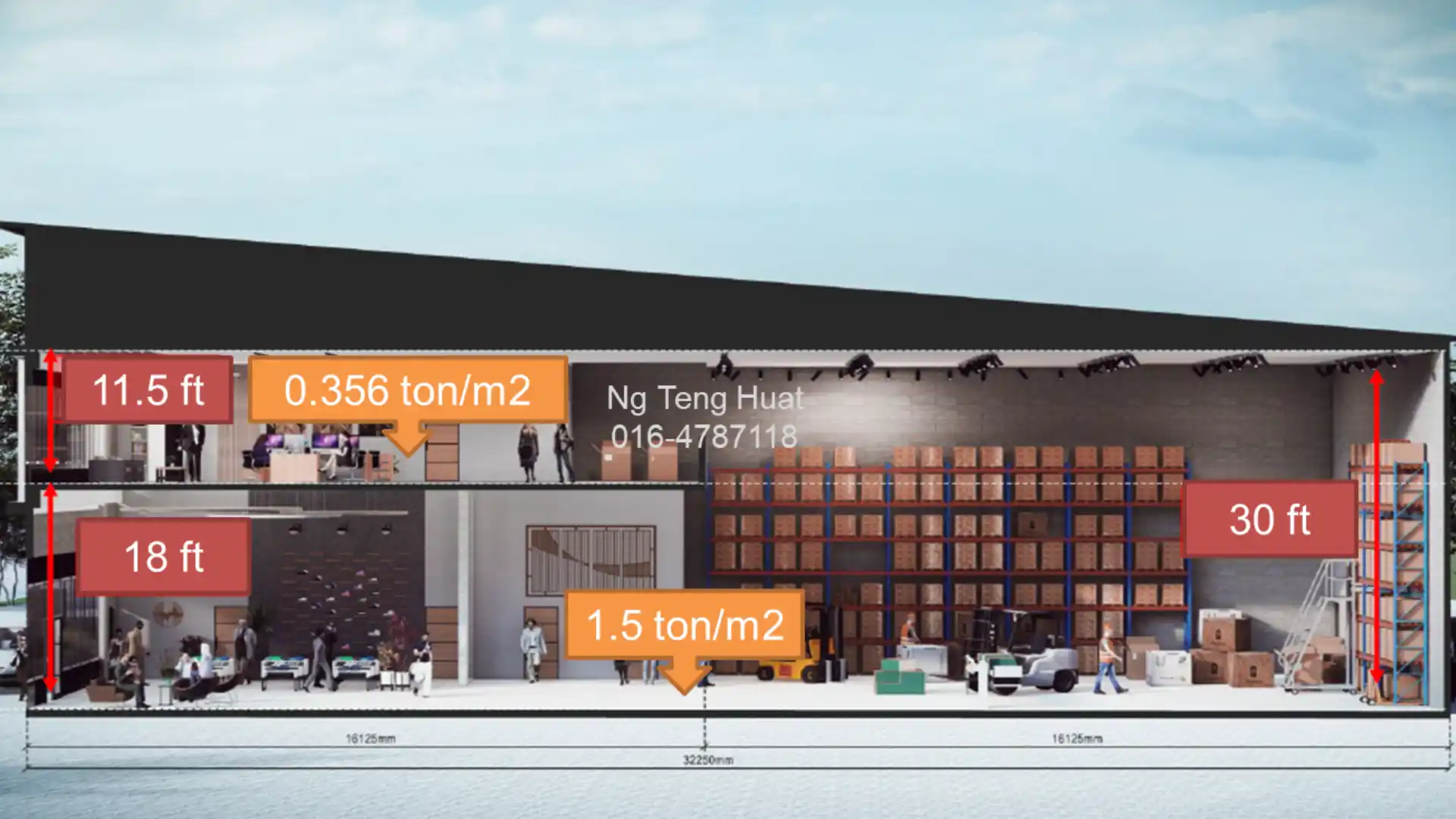 A-Park Cross Section
