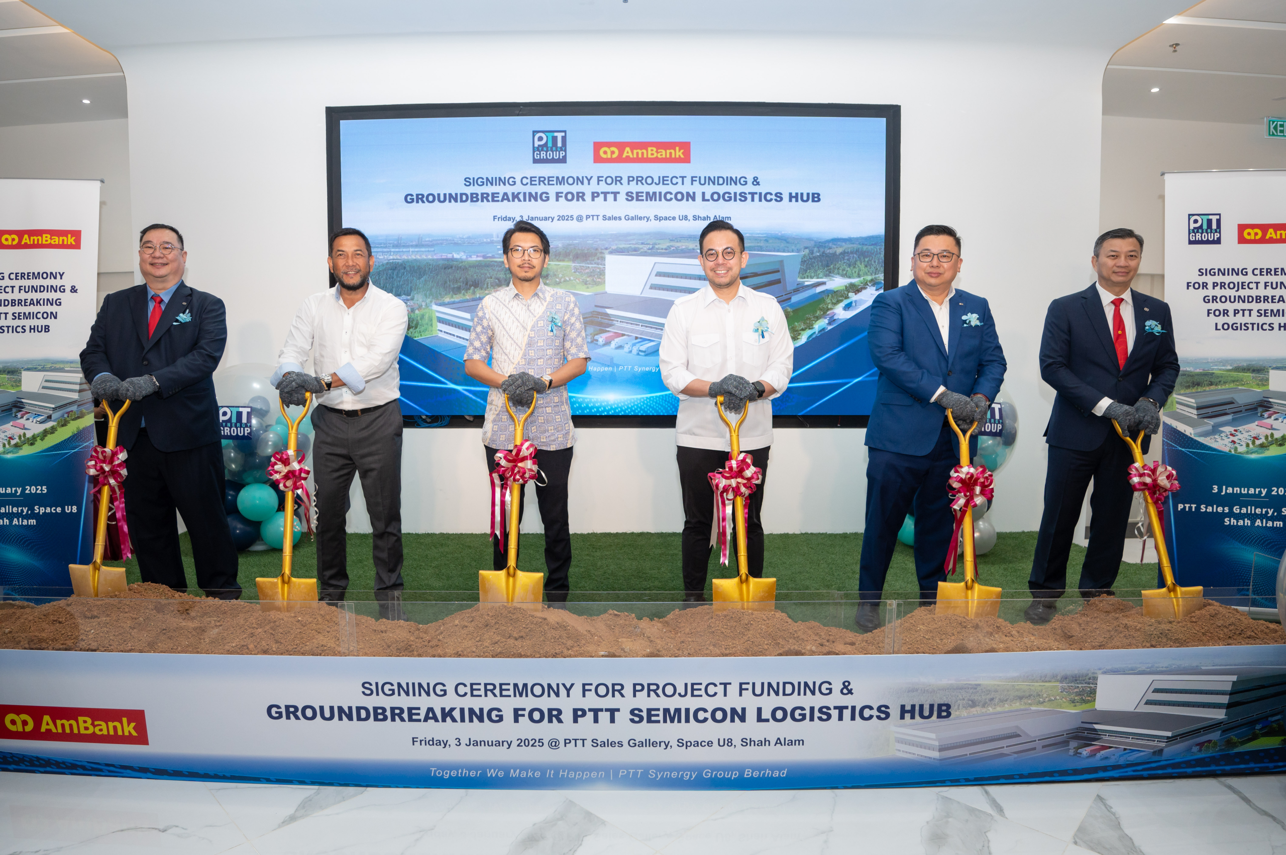 PTT Semicon Logistics Hub project event at Valdor Industrial Park, Penang