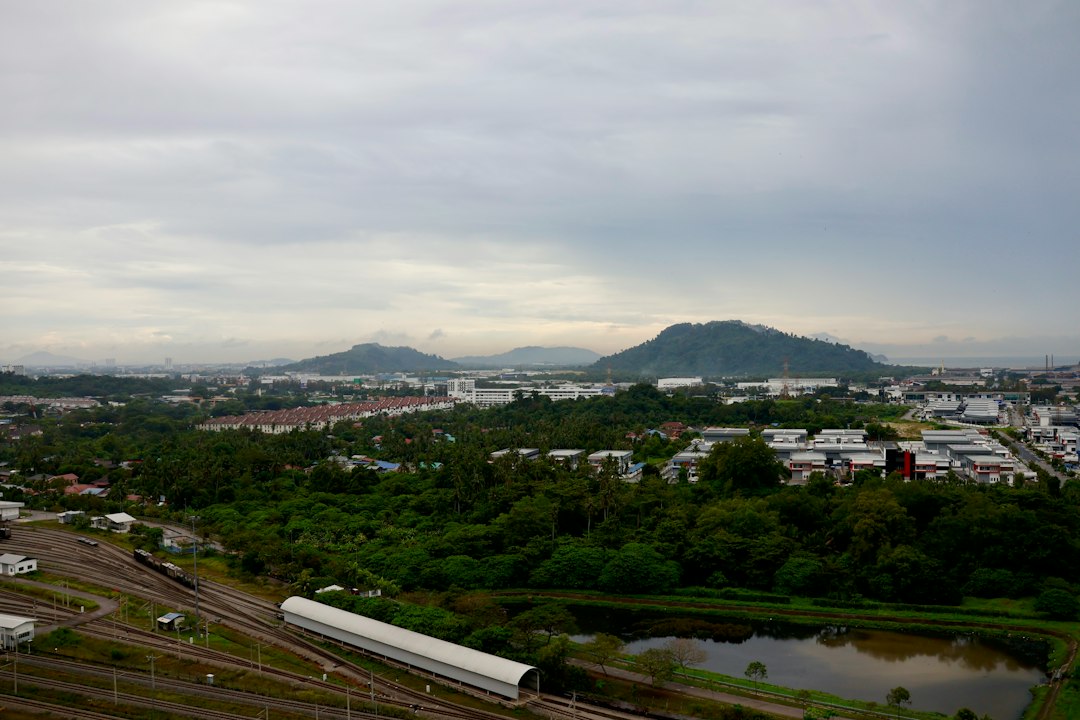 Aerial landscape of Perai, Penang